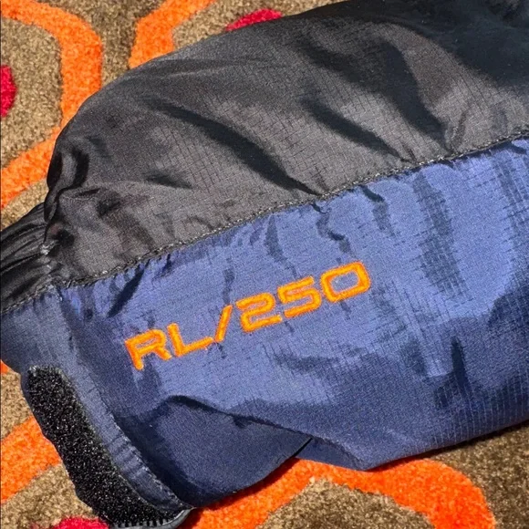 MAKE OFFER RL/250 Polo by Ralph Lauren Men's Black and Navy Puffer Jacket Medium - Picture 9 of 13